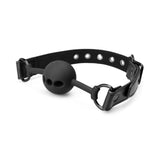 Breathable Silicone Ball Gag for Beginners in Black > Bondage Gear > Gags and Bits - Tophatter Daily Deals