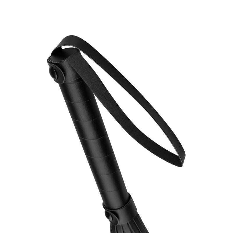 Faux Leather Flogger in Black for BDSM Play > Bondage Gear > Whips & Floggers - Tophatter Daily Deals