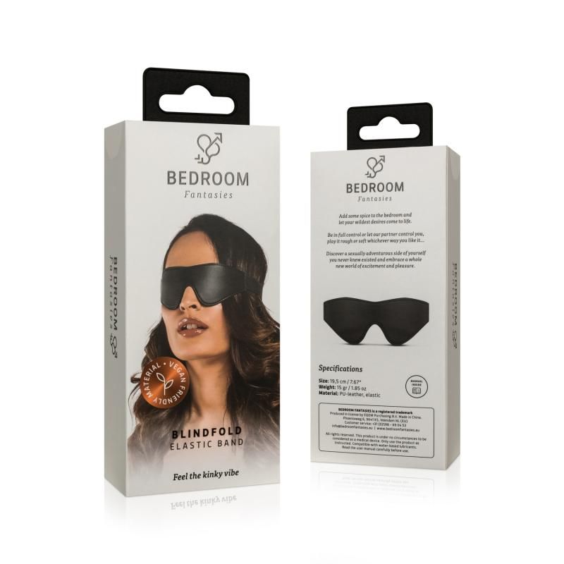 Faux Leather Black Blindfold > Bondage Gear > Blindfolds - Tophatter Daily Deals