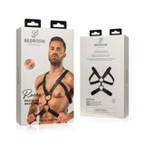 Rocco Bondage Harness Black Adjustable Faux Leather for Men > Clothes > Mens Harnesses - Tophatter Daily Deals