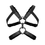 Rocco Bondage Harness Black Adjustable Faux Leather for Men > Clothes > Mens Harnesses - Tophatter Daily Deals