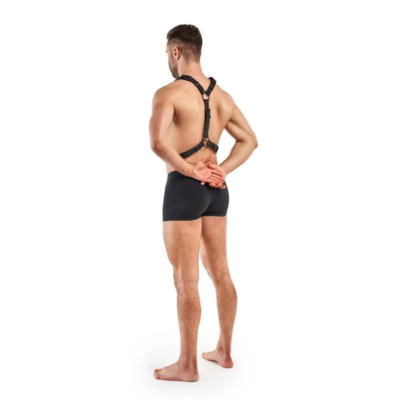 Max Bondage Harness Black Adjustable Size 26 to 50 cm > Clothes > Mens Harnesses - Tophatter Daily Deals