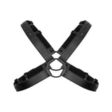 Lionel Bondage Harness in Black Faux Leather > Clothes > Mens Harnesses - Tophatter Daily Deals