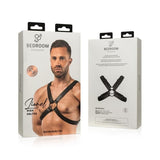Lionel Bondage Harness in Black Faux Leather > Clothes > Mens Harnesses - Tophatter Daily Deals