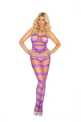 Strappy Bodystocking with Open Crotch Queen Hosiery - Tophatter Daily Deals