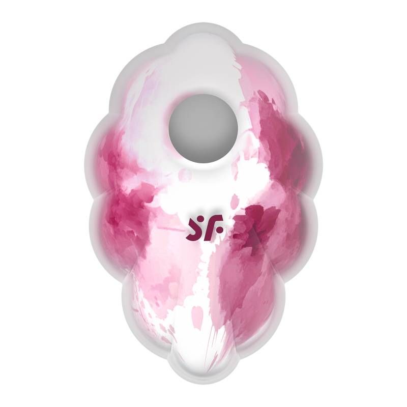 Satisfyer Cloud Dancer Red Compact Silicone Vibrator > Sex Toys For Ladies > Air Pulsation - Tophatter Daily Deals