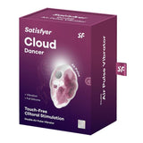 Satisfyer Cloud Dancer Red Compact Silicone Vibrator > Sex Toys For Ladies > Air Pulsation - Tophatter Daily Deals