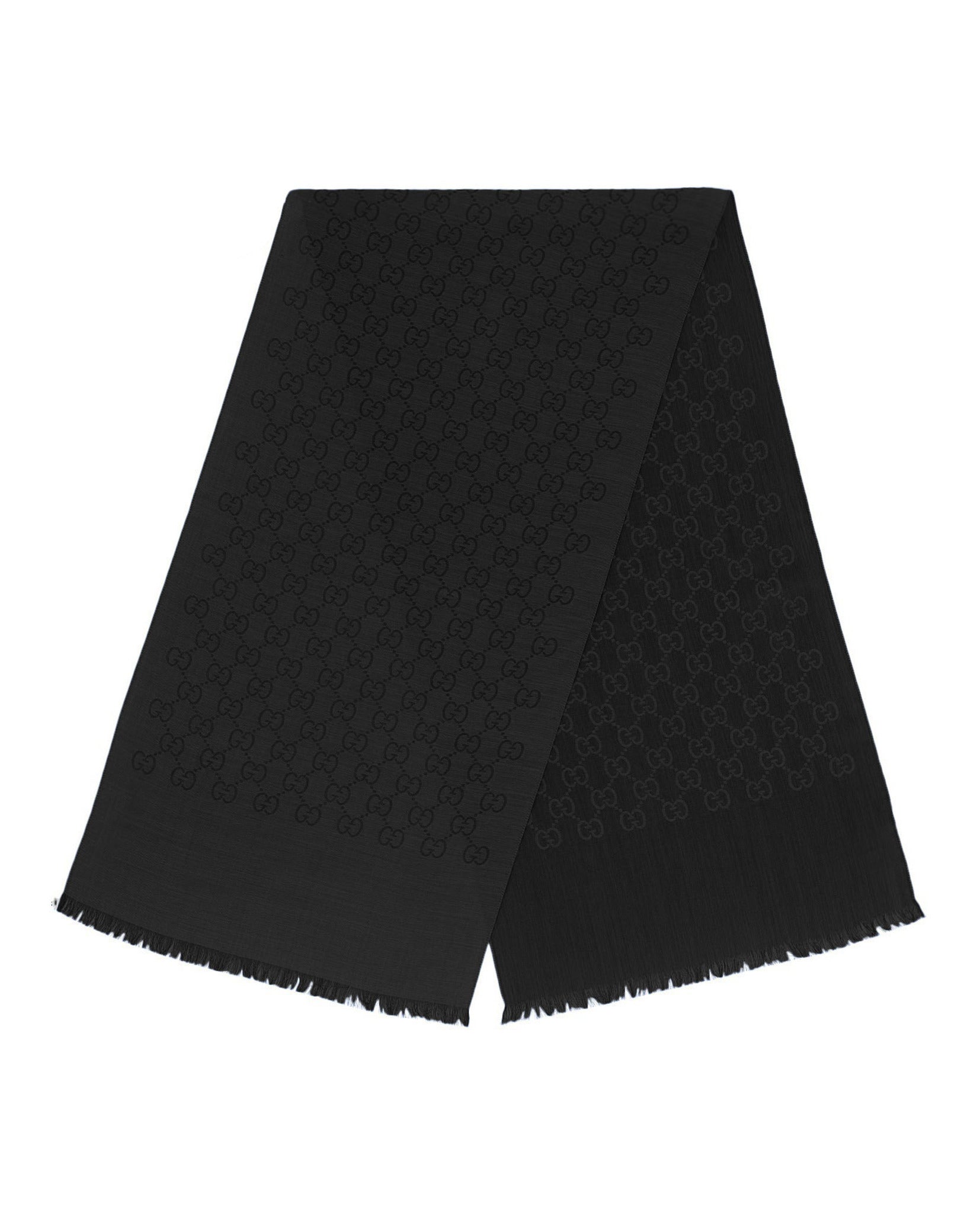 Gucci Unisex-Adult GG Logo Scarf 165904-3G646-1100 Accessories - Tophatter Daily Deals