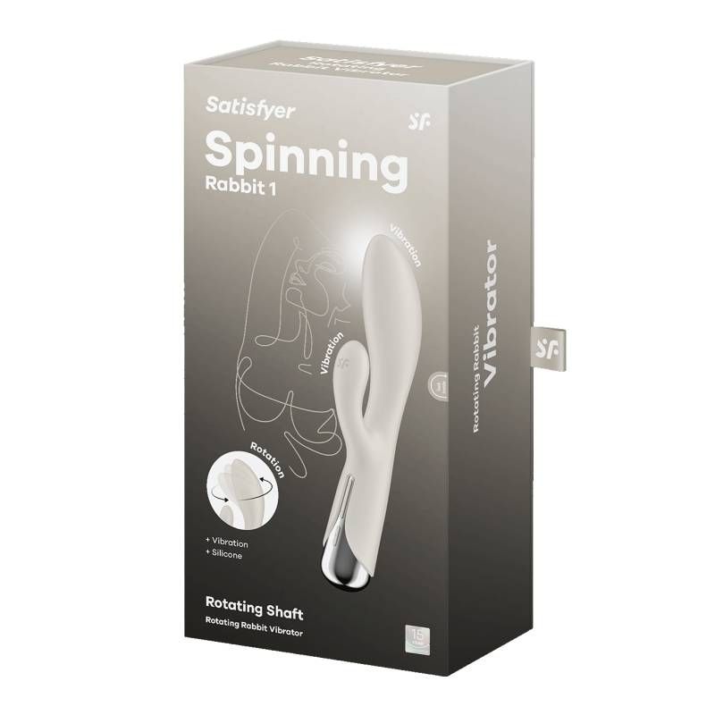 Satisfyer Spinning Rabbit 1 (Beige) – Rabbit Vibrator > Vibrators > Ladies > Rabbit Multi - Tophatter Daily Deals