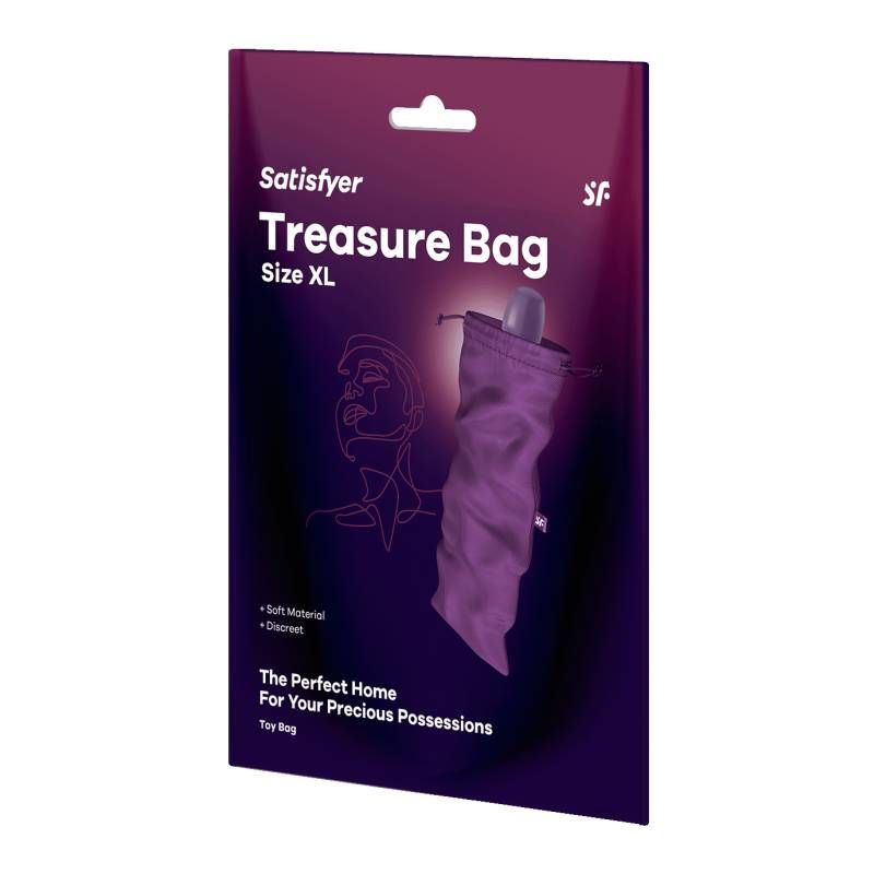 Treasure Bag Violet Extra Large for Safe Storage of Pleasure Products > Essentials > Toy Storage - Tophatter Daily Deals