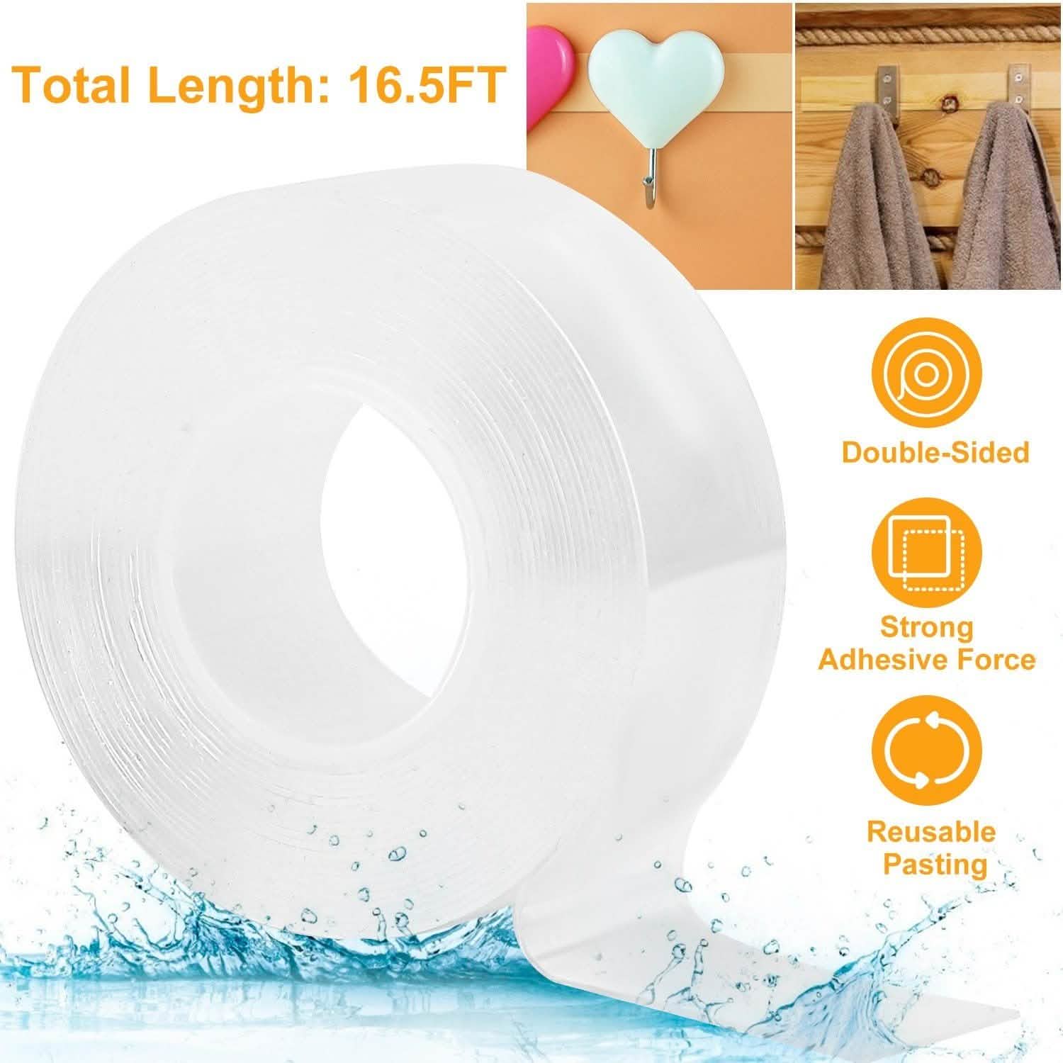 16.5FT Nano Double Sided Adhesive Tape School, Office & Art Supplies - Tophatter Daily Deals