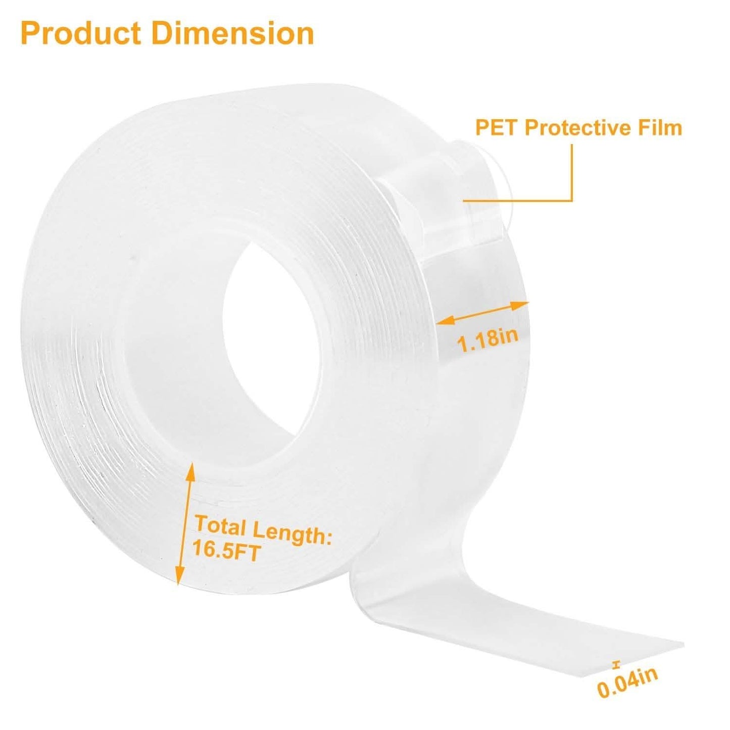 16.5FT Nano Double Sided Adhesive Tape School, Office & Art Supplies - Tophatter Daily Deals