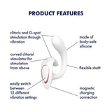 Satisfyer G for Goddess 1 Rabbit Vibrator White 185mm > Vibrators > Ladies > Rabbit Multi - Tophatter Daily Deals