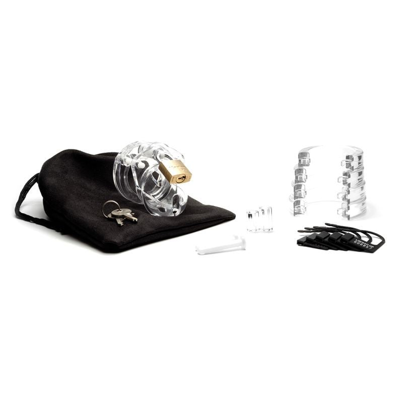 Mini-Me Clear Cock Cage by CB-X for Enhanced Chastity Play (duplicate) > Bondage Gear > Male Chastity - Tophatter Daily Deals
