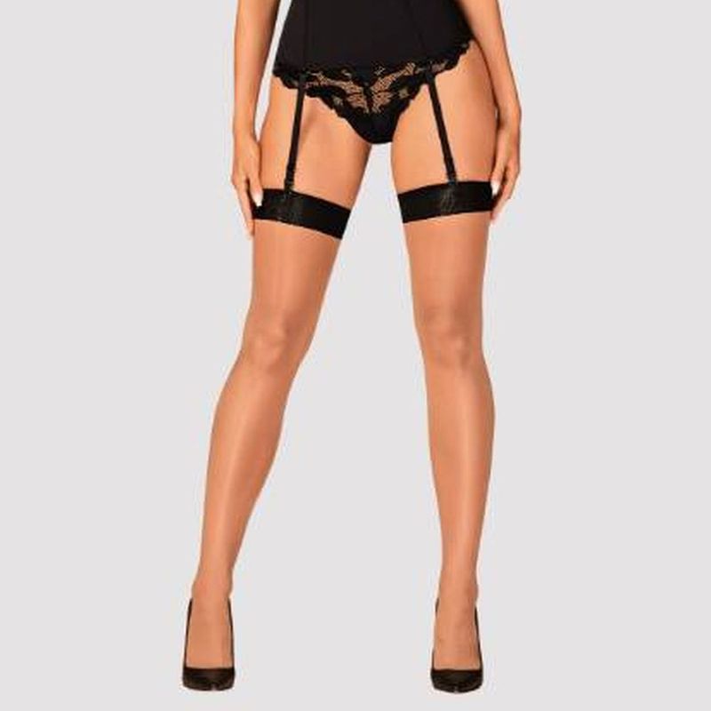 Obsessive Black See-Through Stockings Classic > Clothes > Hosiery > Stockings - Tophatter Daily Deals