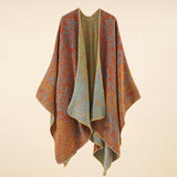 Soft Cozy Women Shoulder Wrap - Open Front Cotton Cashmere Multicolored - Tophatter Daily Deals