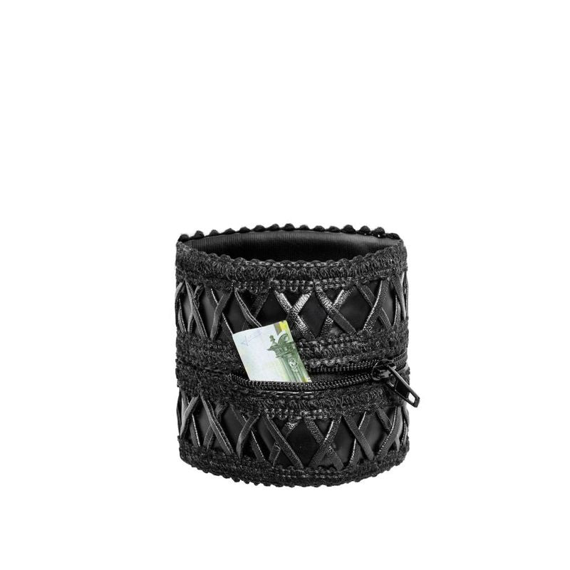 Wrist Wallet with Hidden Zipper in Premium Power Wetlook Material > Clothes > Accessories - Tophatter Daily Deals