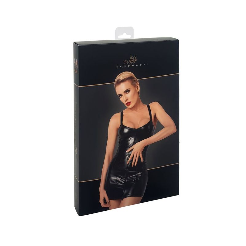 Starlet Wetlook Minidress with Ring Belt > Clothes > Womens Latex - Tophatter Daily Deals