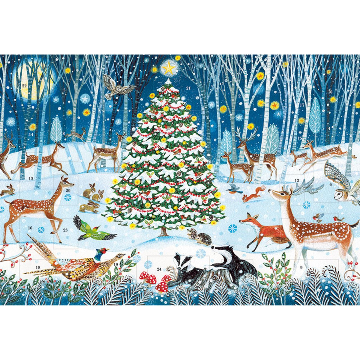 Winter Wonderland Christmas Advent Calendar Traditional Picture Advent Calendar Advent Calendar - Tophatter Daily Deals