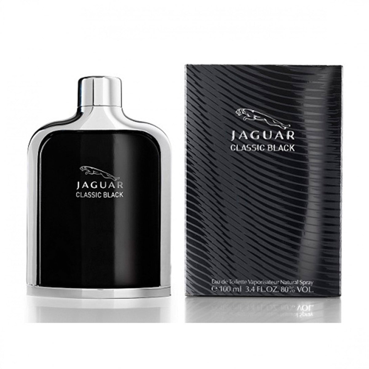 Jaguar Classic Black Eau De Toilette 100ml Spray - Tophatter Daily Deals