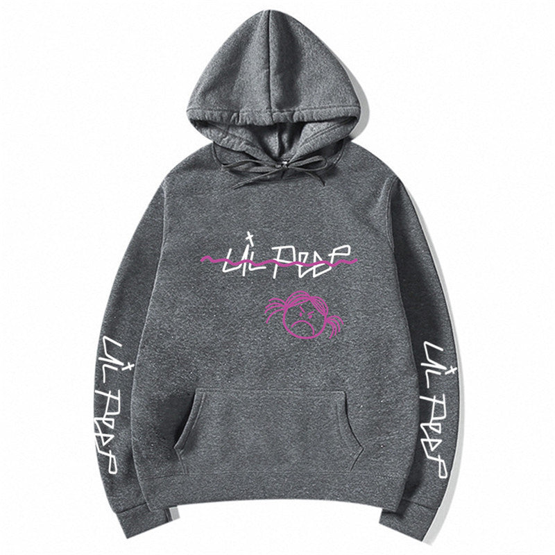 Warm Unisex Hoodie – Relaxed Pullover, Cotton Blend Winter Dark Grey 3D Changing Face Moving Picture Frame - Tophatter Daily Deals