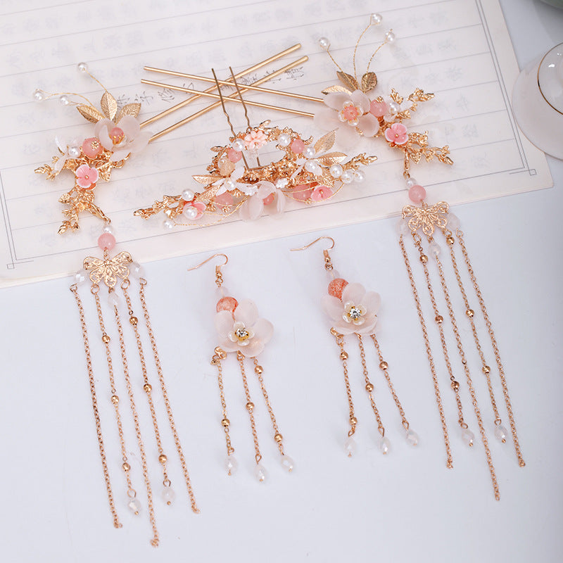 Ancient Hanfu headdress flow super step hairpin 0 - Tophatter Daily Deals