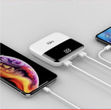 Android Large Capacity Mini Portable Power Bank White 10000mA 0 - Tophatter Daily Deals