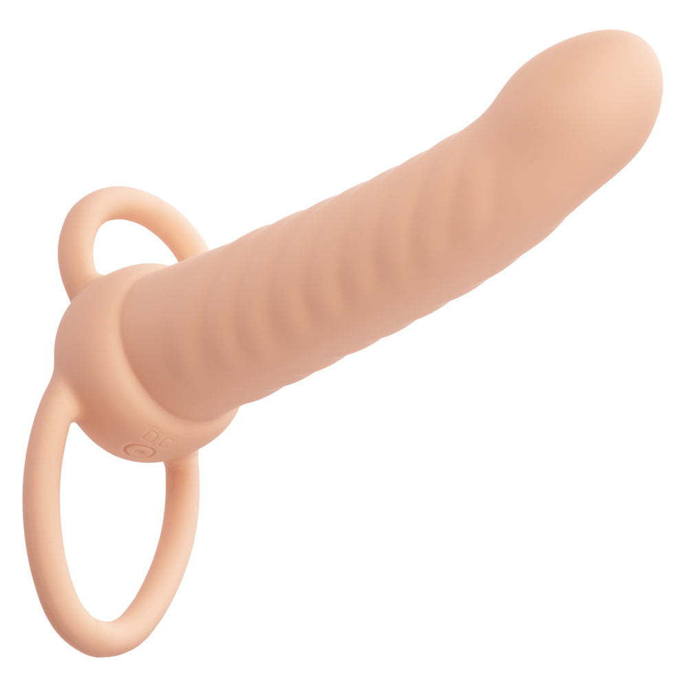 Performance Maxx Ribbed Dual Penetrator Liquid Silicone Waterproof Vibrating Probe > Dildos > Neutral Dildos - Tophatter Daily Deals