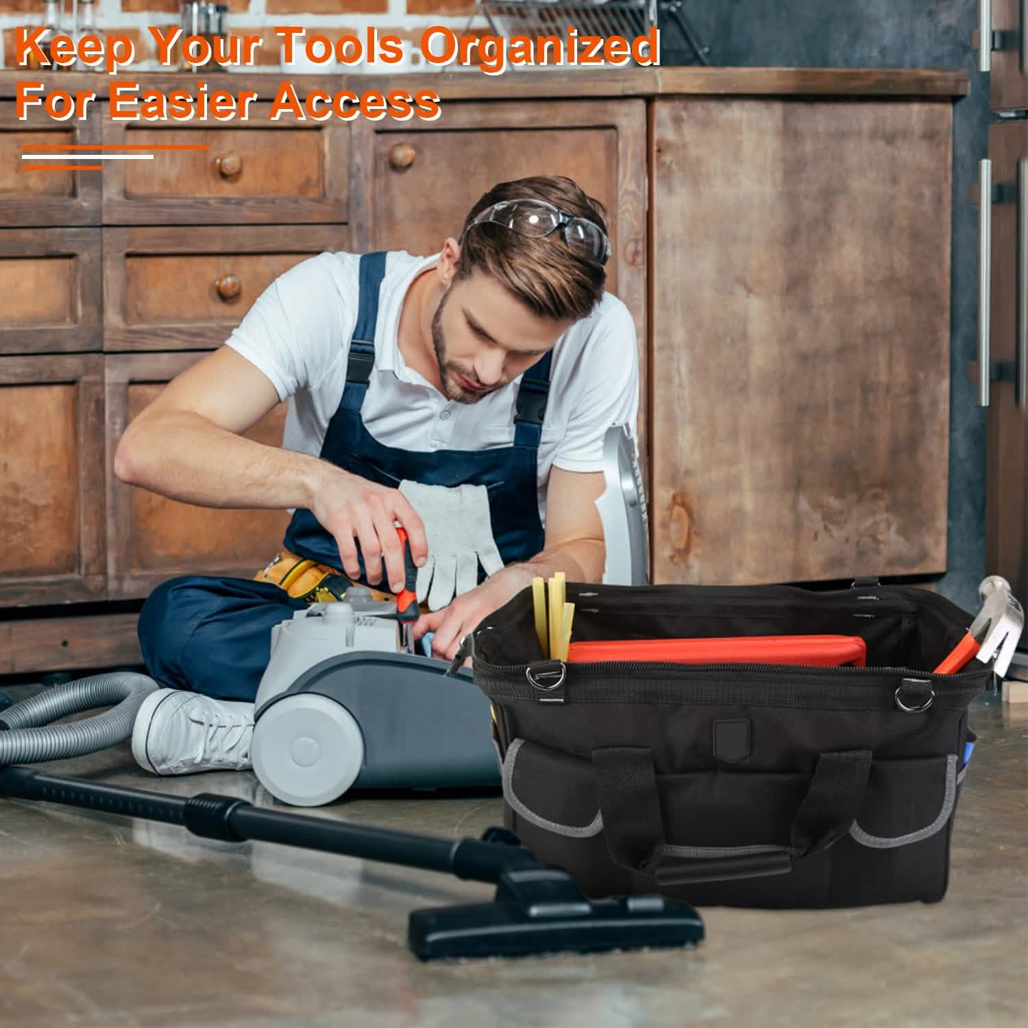 16.7-Inch Tool Storage Multi-Purpose Bag Home Improvement - Tophatter Daily Deals
