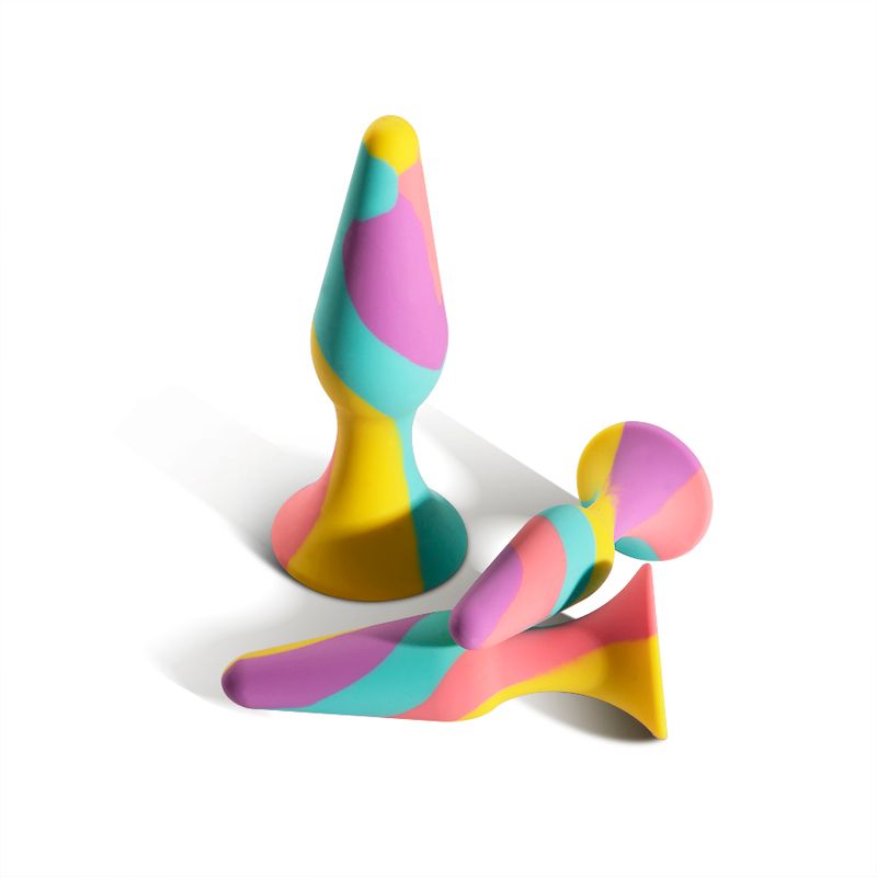 TriPlugs 3 Piece Silicone Anal Training Kit > Anal Range > Butt Plug Kits - Tophatter Daily Deals