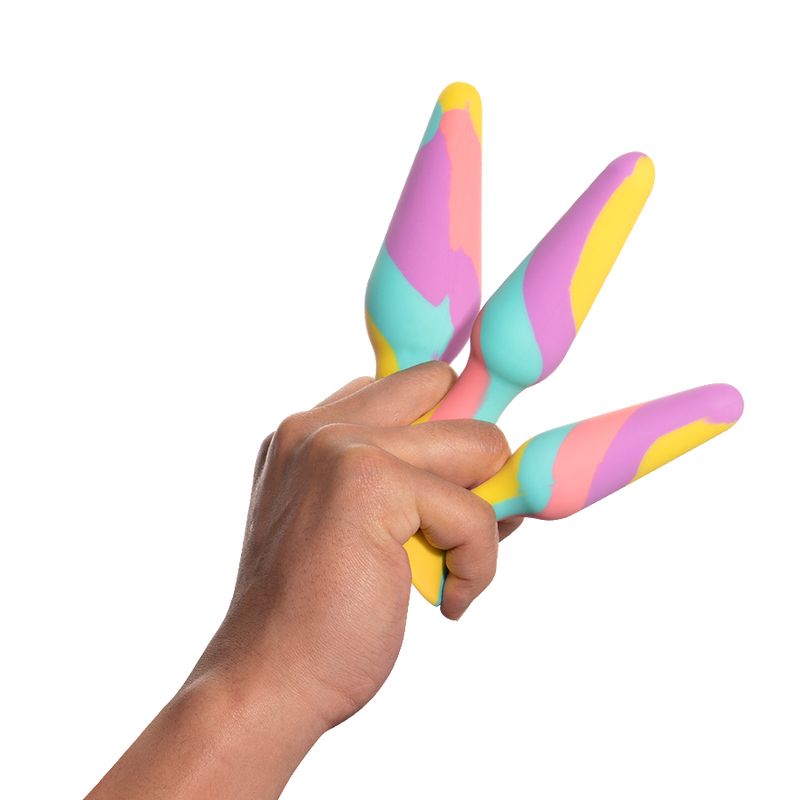 TriPlugs 3 Piece Silicone Anal Training Kit > Anal Range > Butt Plug Kits - Tophatter Daily Deals