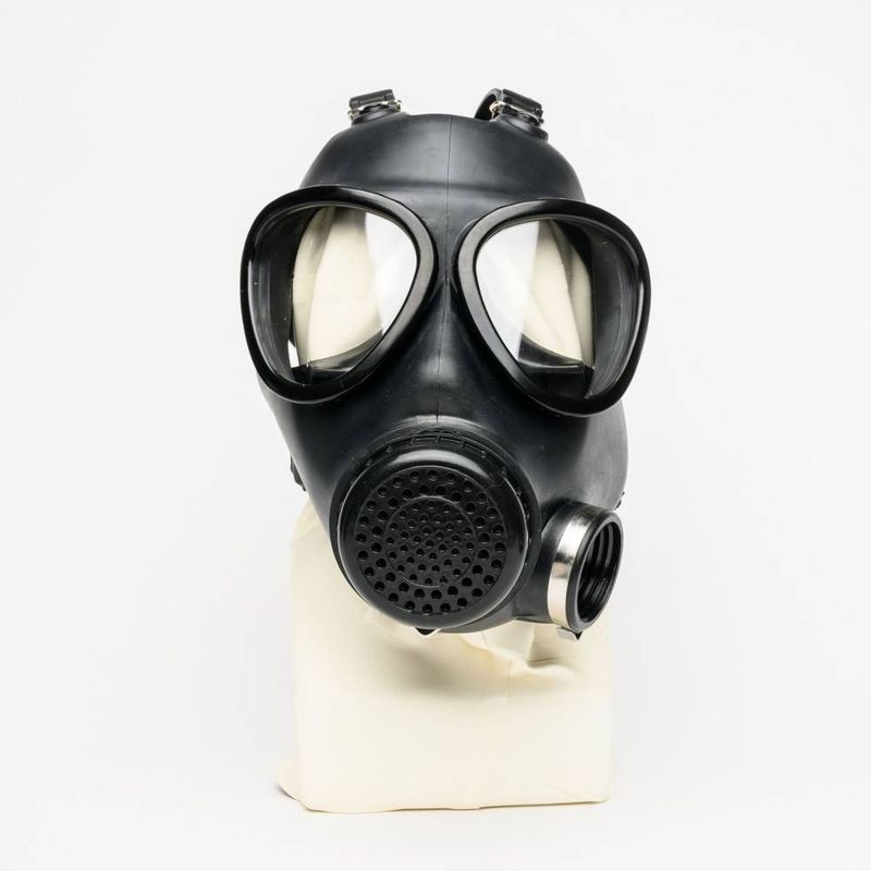 Military Adjustable Strap Rubber Gas Mask Black > Bondage Gear > Blindfolds - Tophatter Daily Deals