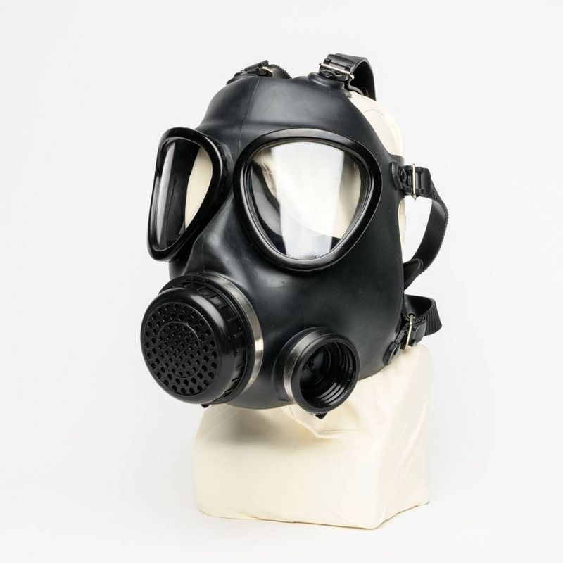 Military Adjustable Strap Rubber Gas Mask Black > Bondage Gear > Blindfolds - Tophatter Daily Deals