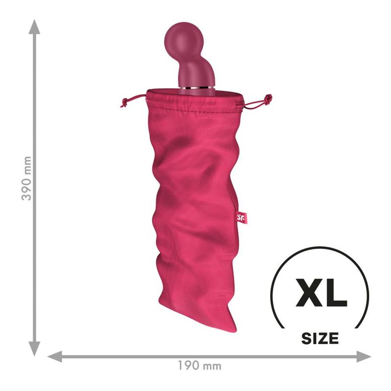 Satisfyer Treasure Bag Extra Large Pink Toy Storage Bag > Essentials > Toy Storage - Tophatter Daily Deals