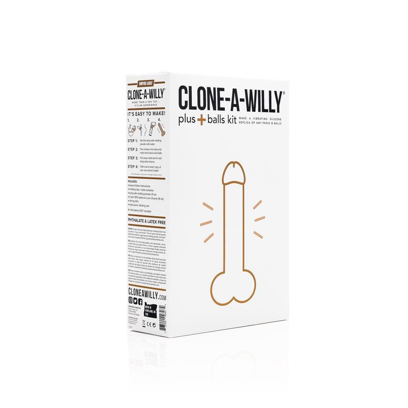 Clone a Willy Plus Balls Kit Deep Skin Tone Vibrating Silicone Replica > Dildos > Mould Your Own Kits - Tophatter Daily Deals