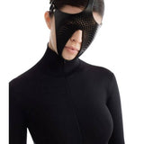 Ex Machina Genuine Leather Black BDSM Mask > Bondage Gear > Masks - Tophatter Daily Deals
