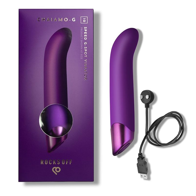 Chaiamo G Purple G Spot Vibrator with 10 Vibration Modes > Sex Toys For Ladies > G-Spot Vibrators - Tophatter Daily Deals