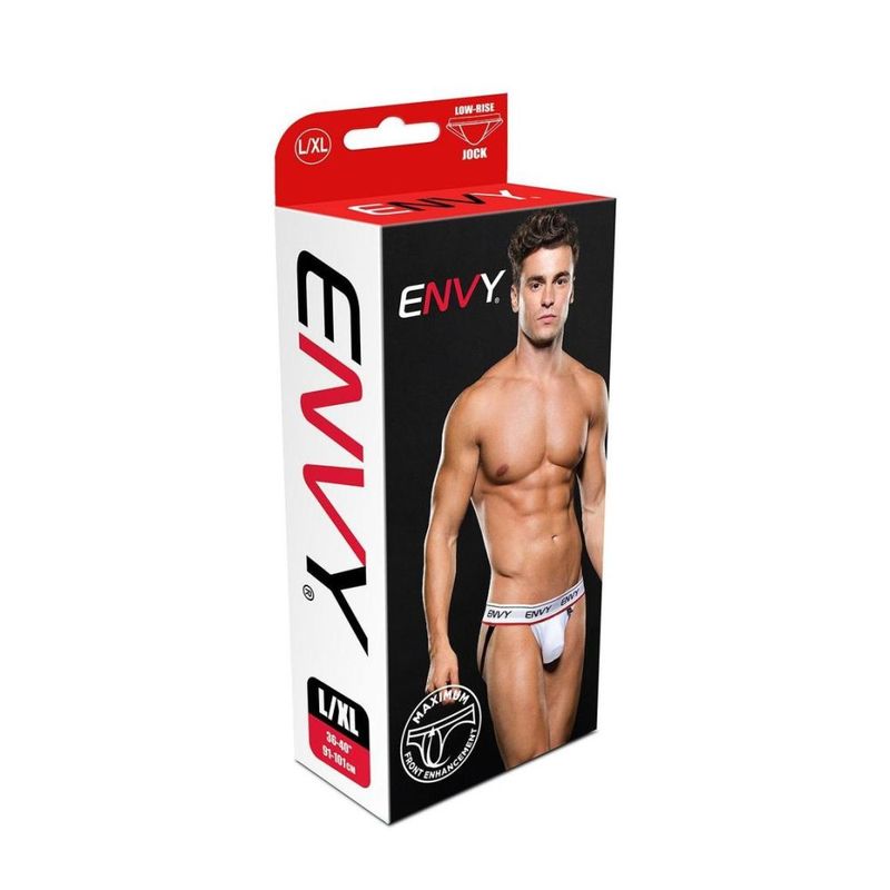 Envy Low Rise Jock (White) – Slim Supportive Jockstrap > Clothes > Jockstraps - Tophatter Daily Deals