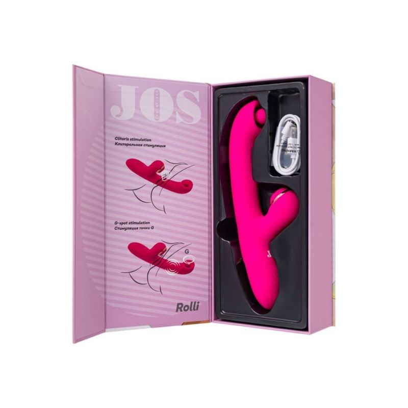 JOS Rolli Vibrator 7 Modes with Vacuum Clitoral Stimulator > Vibrators > Ladies > Rabbit Multi - Tophatter Daily Deals