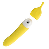 Banana Cream Yellow – G-Spot and Air Pulse Vibrator > Sex Toys For Ladies > Air Pulsation - Tophatter Daily Deals