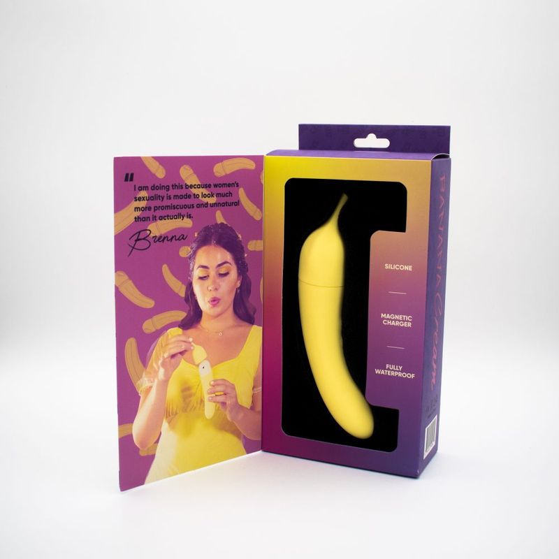 Banana Cream Yellow – G-Spot and Air Pulse Vibrator > Sex Toys For Ladies > Air Pulsation - Tophatter Daily Deals