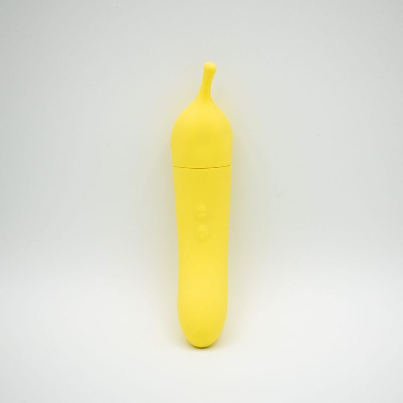 Banana Cream Yellow – G-Spot and Air Pulse Vibrator > Sex Toys For Ladies > Air Pulsation - Tophatter Daily Deals