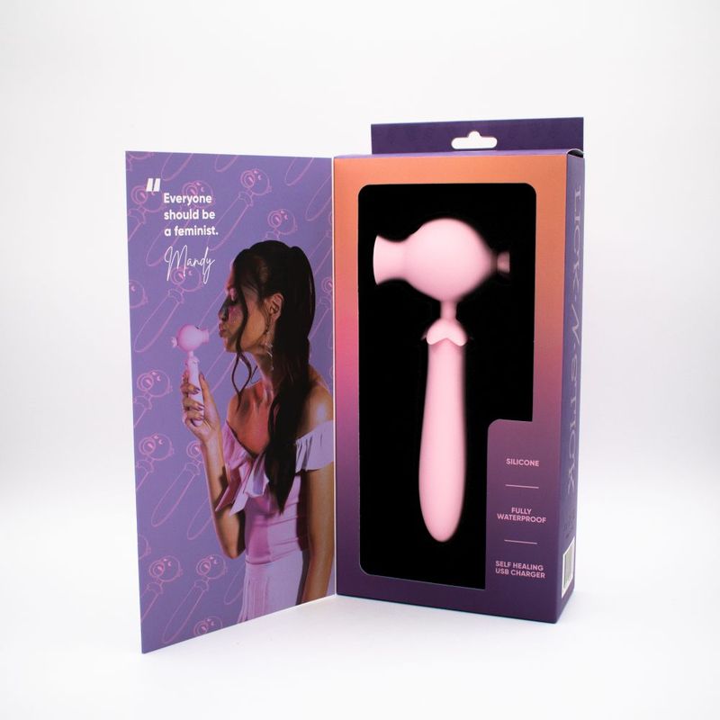 Lick n Stick Pink Clit Flicker and G-Spot Vibrator Toy > Vibrators > Finger Vibrators - Tophatter Daily Deals