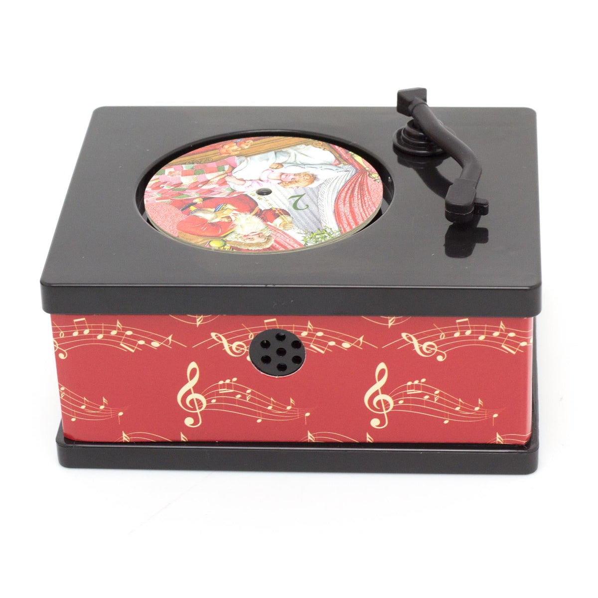 Vintage Style Mini Gramophone Musical Advent Calendar | Christmas Music Box Christmas Advent Calendar | 24 Christmas Carols Songs Phonograph Advent Calendar - Tophatter Daily Deals