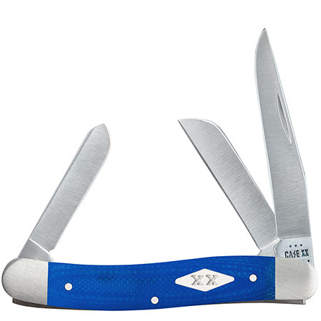 Case Medium Stockman - Smooth Blue G10 - 16752 - Tophatter Daily Deals