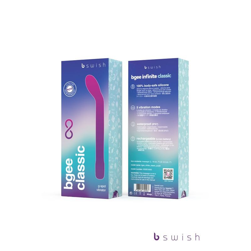 Bgee Infinite Classic Purple Waterproof Vibrator 7 Inch > Sex Toys For Ladies > G-Spot Vibrators - Tophatter Daily Deals