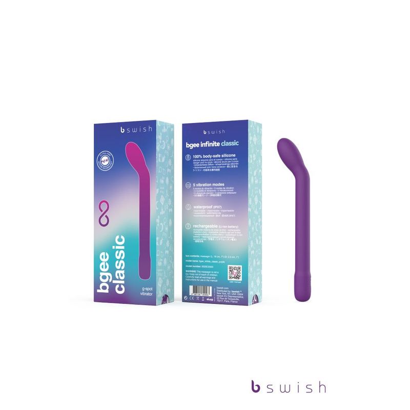 Bgee Infinite Classic Purple Waterproof Vibrator 7 Inch > Sex Toys For Ladies > G-Spot Vibrators - Tophatter Daily Deals