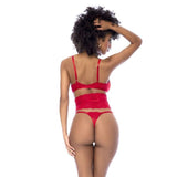 Red 3-Piece Set (Red) – Luxury Bra, Panties, and Flexible Corset Lingerie > Clothes > Bra Sets - Tophatter Daily Deals