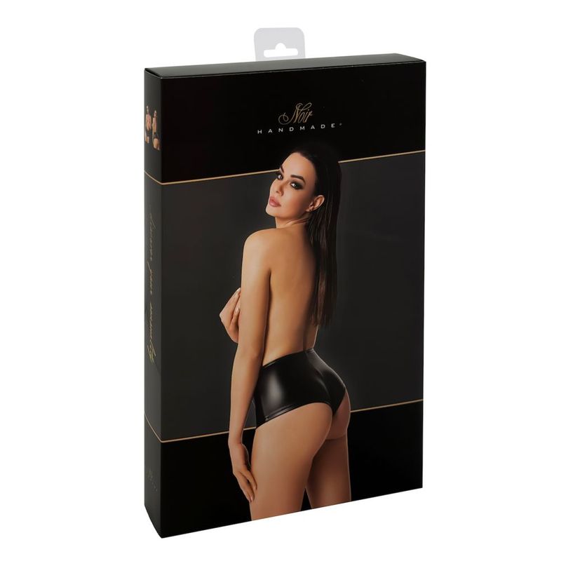 Mysteria Shorts (Black) – Stretchy Power Wetlook High-Waisted Panties Lingerie > Clothes > Womens Latex - Tophatter Daily Deals