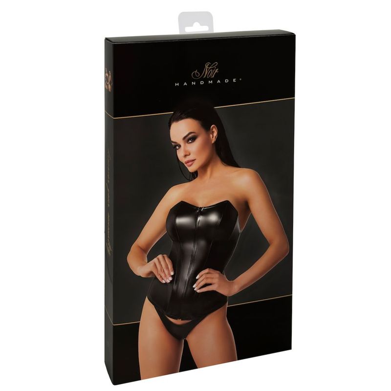 Mysteria Corset (Black) – Stretchy Power Wetlook Lingerie > Clothes > Womens Latex - Tophatter Daily Deals